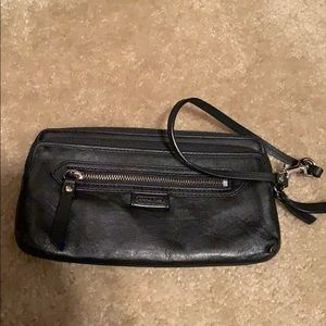 AUTHENTIC: Black coach wristlet